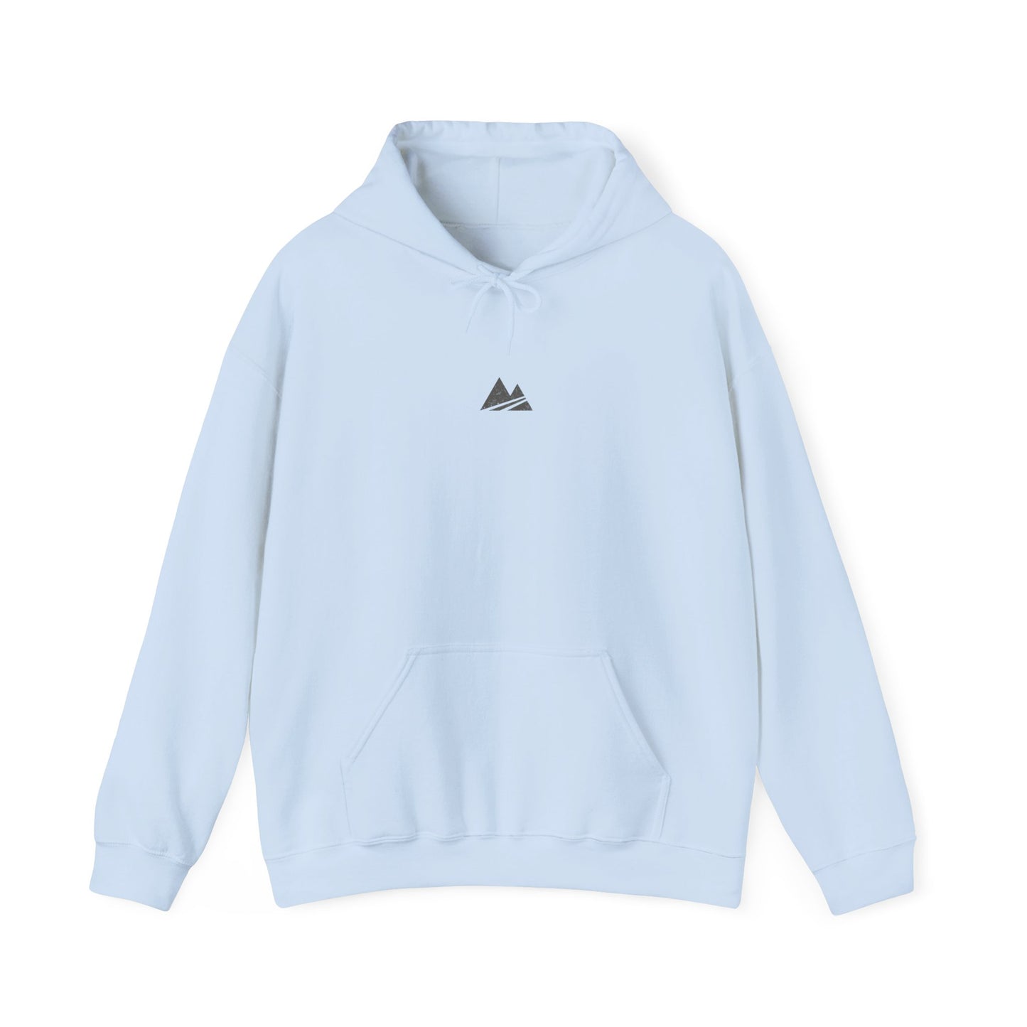 "Classic Hoodie" - Light Blue + Grey